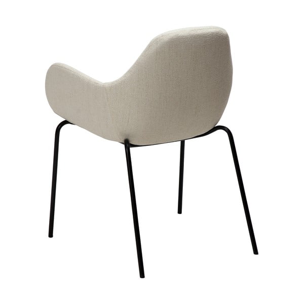 Krem fotelja od bouclé tkanine Zimmer – DAN-FORM Denmark-image-3