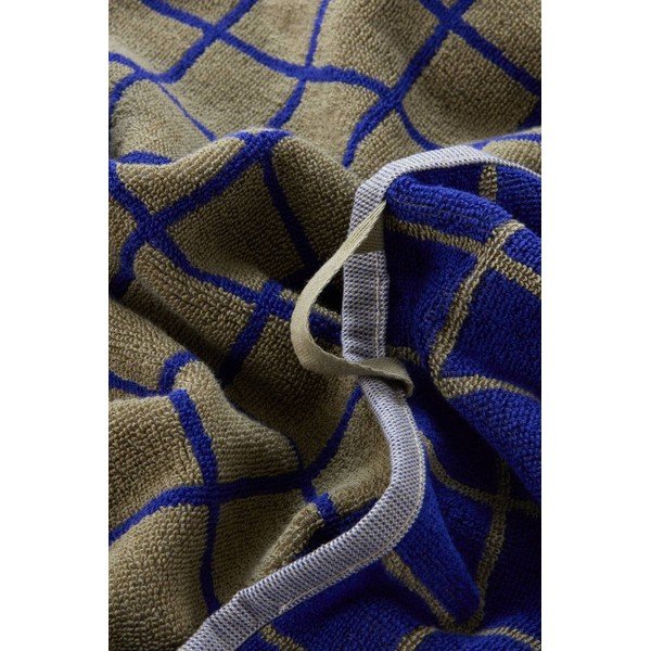 Zeleni/plavi pamučan ručnik 50x70 cm Grid – Jotex-image-3