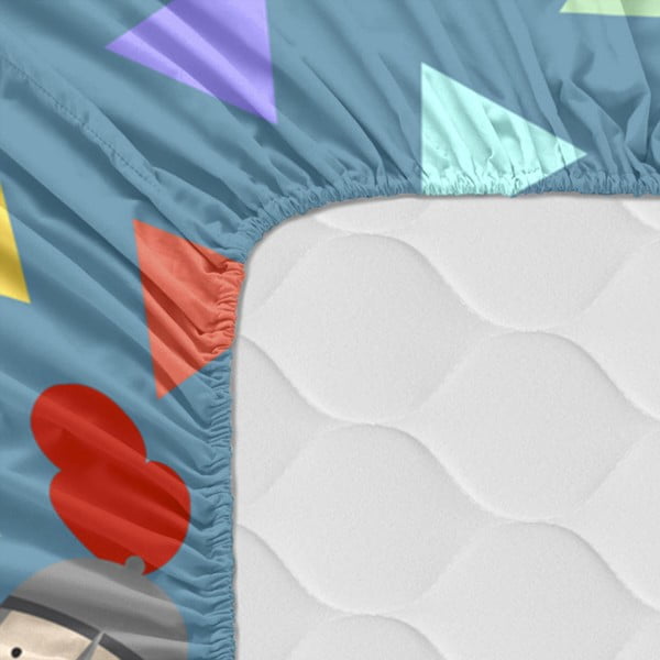 Pamučna plahta s gumicom Mr. Fox Knight, 70 x 140 cm-image-1