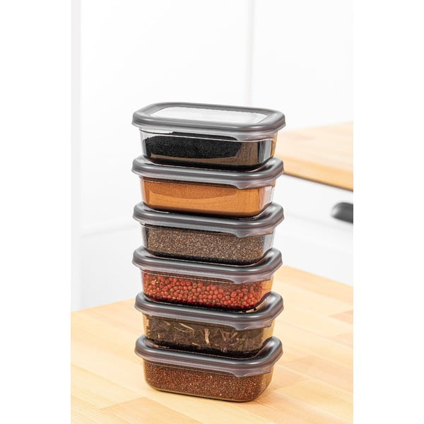 Posude za namirnice u setu 6 kom za čuvanje hrane Fresco – Hermia-image-1