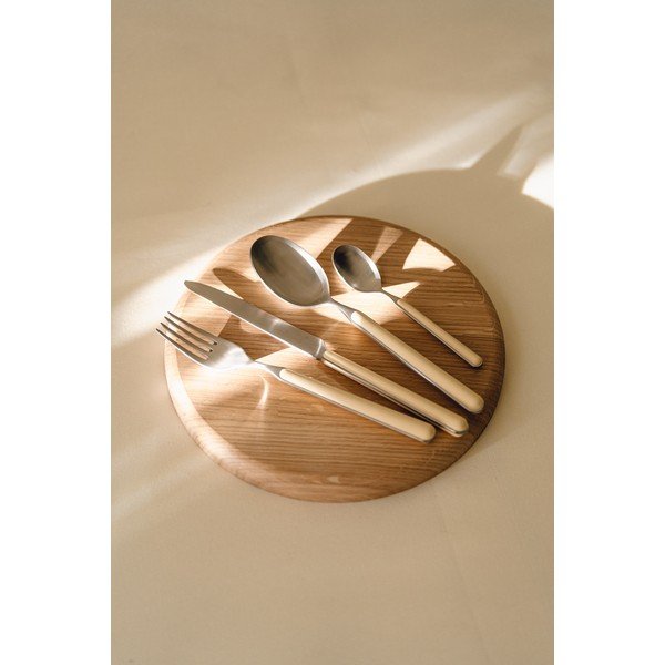 Svijetlo žuti/u srebrnoj boji pribor 4 kom od nehrđajućeg čelika za 1 osobu Noli – noo.ma-image-2