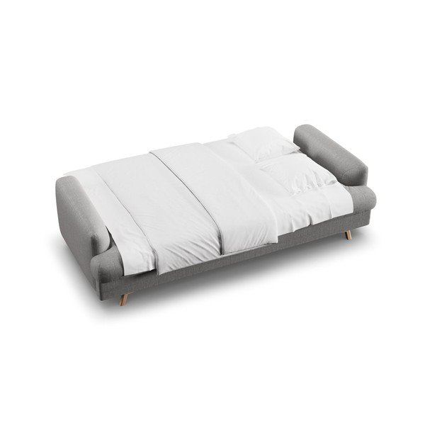 Siva sklopiva/s prostorom za odlaganje sofa 233 cm Naomi – Micadoni -image-3