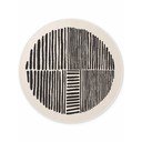 Crni/krem okrugao unutarnji i vanjski tepih ø 160 cm Haringey Bounds – Ted Baker