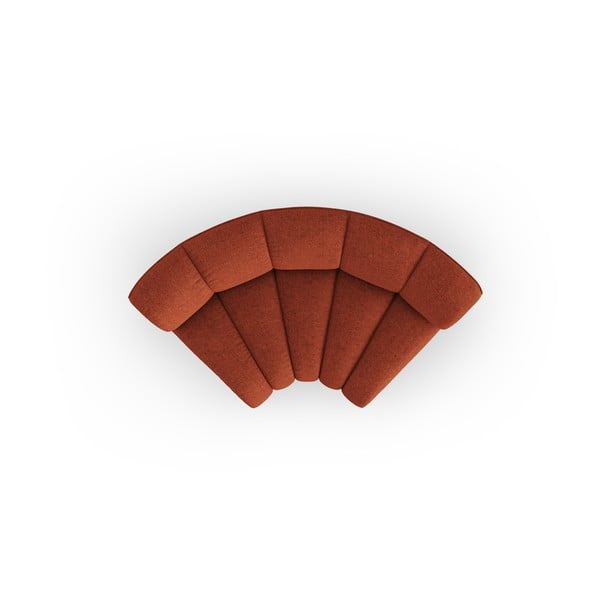 Ciglasta modularna sjedeća garnitura od šenila (promjenjiva) Lupine – Micadoni -image-2