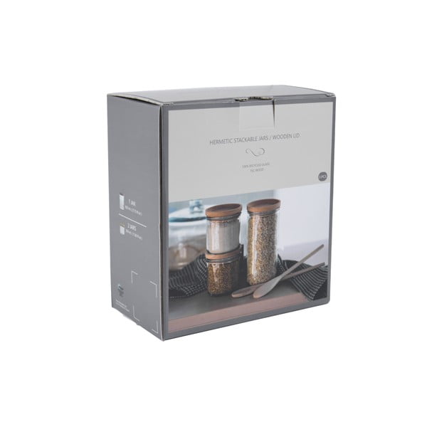 Set od 3 staklene posude Hermetic – Ego Dekor-image-1