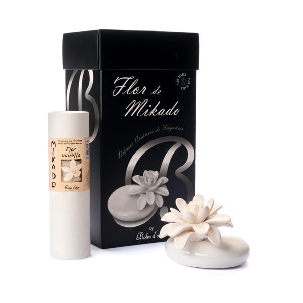 Bijeli keramički difuzor s mirisom vanilije Boles d´olor