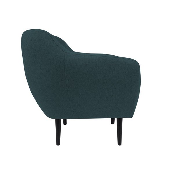 Tamnoplava fotelja sa smeđim nogama Mazzini Sofas Pijemont-image-2