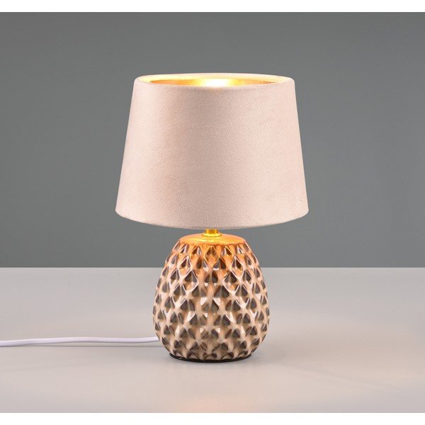 Bež stolna lampa (visina 27 cm) Ariana – Reality-image-1