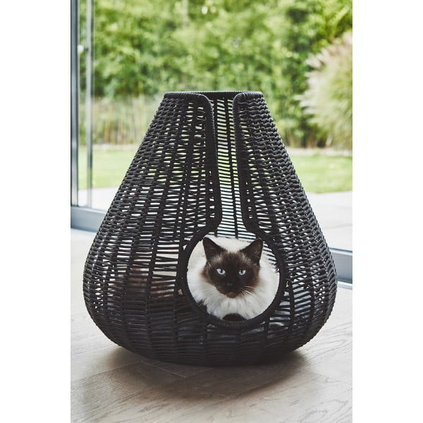 Antracitno sivi krevet za mačke ø 56 cm Perla Anthracite – MiaCara-image-4