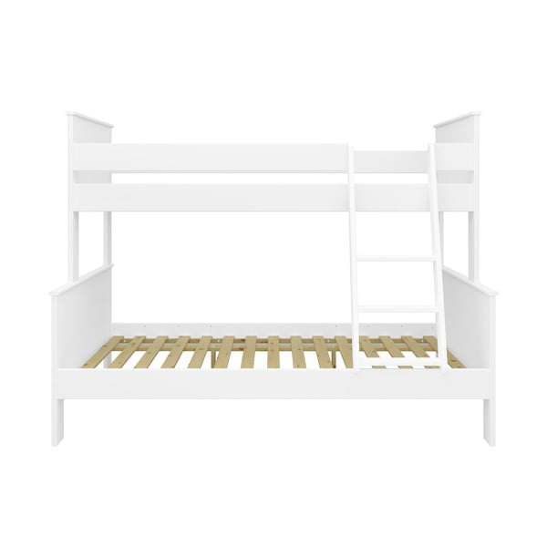 Bijeli dječji krevet na kat 120x200/90x200 cm Alba – Tvilum
