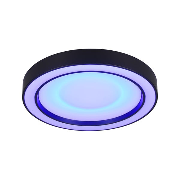 Crno-bijela LED stropna svjetiljka ø 40 cm Arco – Reality-image-4