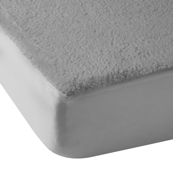 Siva plahta s gumom od mikropliša 135x190 cm Thermal Sherpa – Catherine Lansfield