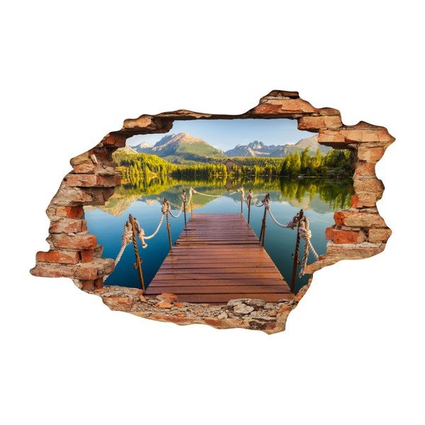 Naljepnica Ambiance Panorama Mountain Lake, 60 x 90 cm-image-2
