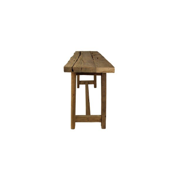 Klupa od tikovine HSM kolekcija Rustical, dužina 100 cm-image-3