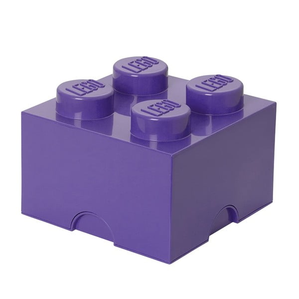 Ljubičasta četvrtasta kutija za pohranu LEGO® Friends