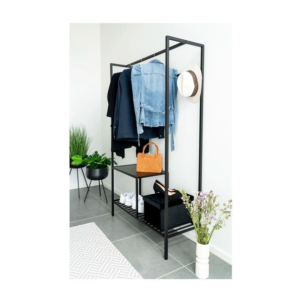 Crni višenamjenski ormar s 2 police House Nordic Vita, 170 x 110 cm-image-1