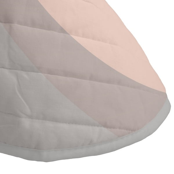 Ružičasti/sivi pamučni prošiveni prekrivač 180x260 cm Range – Blanc-image-3
