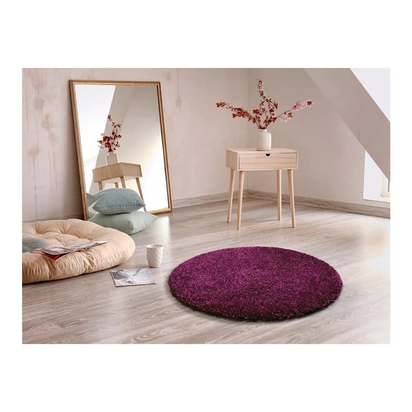 Ljubičasti tepih Universal Aqua Liso, ø 100 cm-image-1