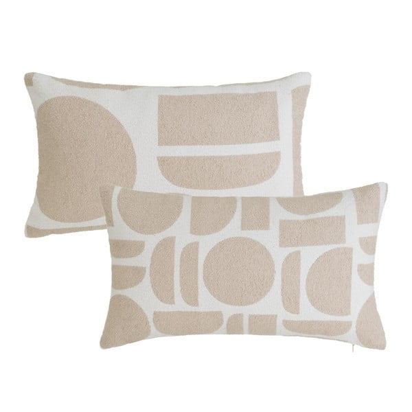 Ukrasni jastuci u setu 2 kom od boucle tkanine 30x50 cm Mid Century – Casa Selección