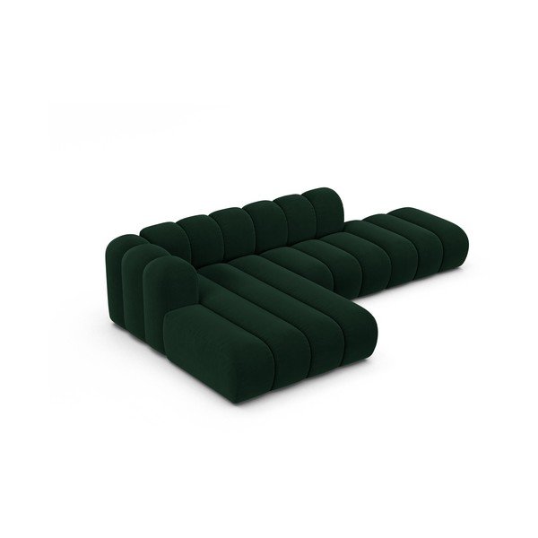 Tamno zelena kutna garnitura (s lijevim kutom) Lupine – Micadoni Home-image-2