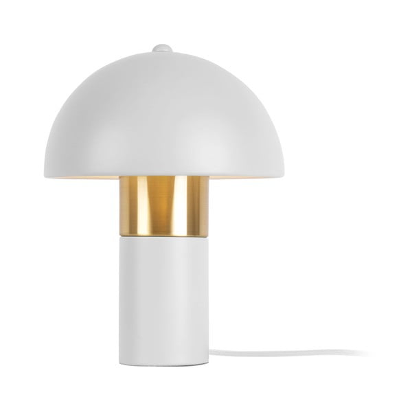 Stolna svjetiljka u bijelo-zlatnoj boji Leitmotiv Seta, visina 26 cm