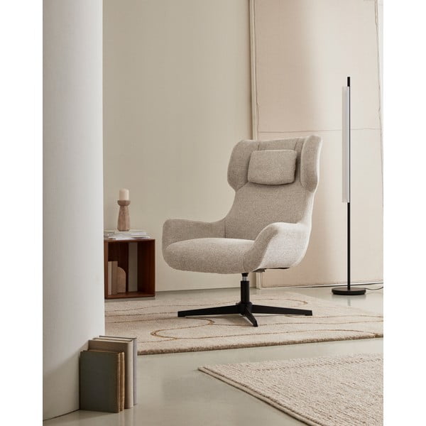 Bež fotelja Zalina – Kave Home-image-1