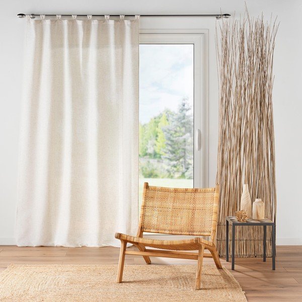 Krem zavjesa 140x240 cm Pauline – douceur d'intérieur-image-1