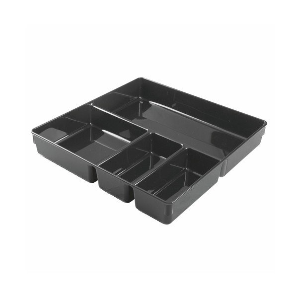 Crni organizator za ladicu InterDesign Linus Grand, 30,5 x 30,5 cm-image-2