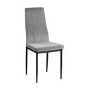 Sive baršunaste blagovaonske stolice u setu 2 kom Kelly – Støraa