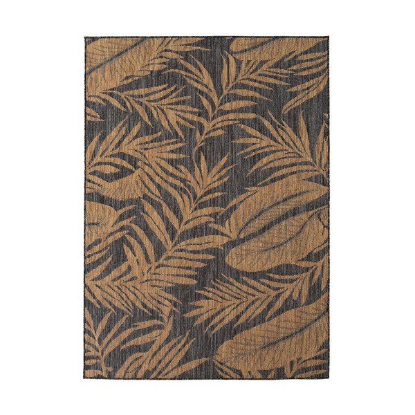 Crni/smeđi unutarnji i vanjski tepih 120x170 cm Mira 1451 – Ayyildiz Carpets