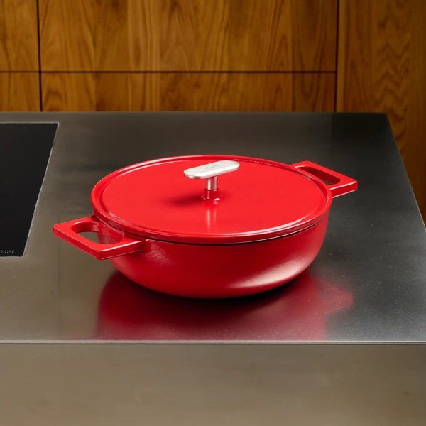 Tava s poklopcem od lijevanog željeza ø 26 cm tegame Mattia 3.0 – FABINI-image-1