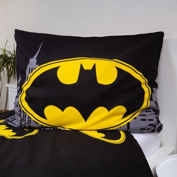 Pamučna dječja posteljina za krevet za jednu osobu 140x200 cm Batman "The Emblem" – Jerry Fabrics-image-4