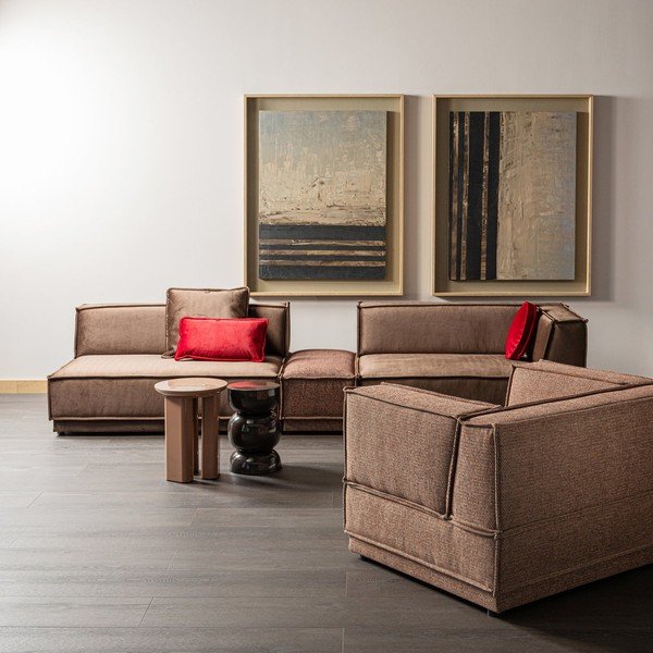 Okrugao pomoćni stol u sjajnom dekoru ø 40 cm Orivo – WOOOD-image-1