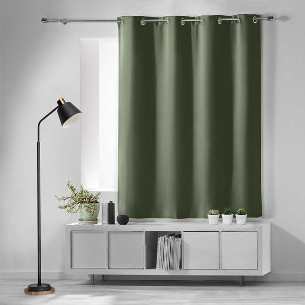 Kaki zelena zatamnjujuća zavjesa 135x180 cm Occult – douceur d'intérieur-image-2