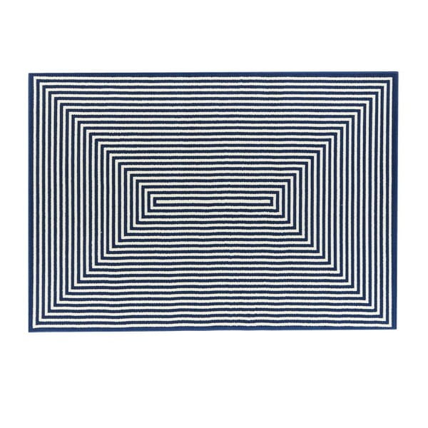 Tamnoplavi vanjski tepih Floorita Braid, 160 x 230 cm-image-1