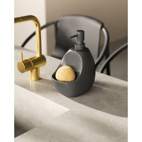Crni keramički dozator sapuna 590 ml Joey – Umbra-image-1