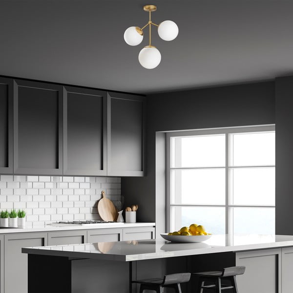 Stropna svjetiljka za 3 žarulje Opviq lights Damar-image-4