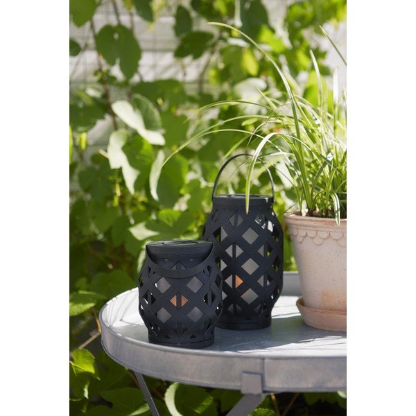 Crna lampa Star Trading Flame Lantern, visina 23 cm-image-2