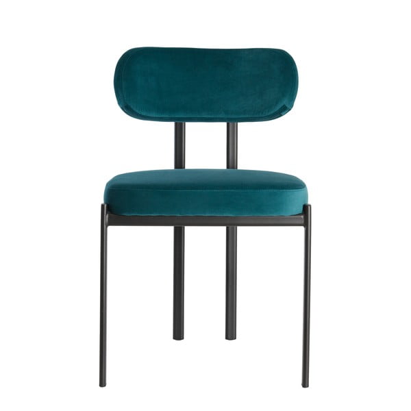 Petrolej zelene baršunaste blagovaonske stolice u setu 2 kom Sonja – Light & Living-image-3