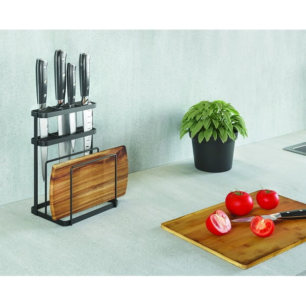 Stalak za kuhinjsko posuđe od nehrđajućeg čelika Tokyo Lava - Metaltex-image-1