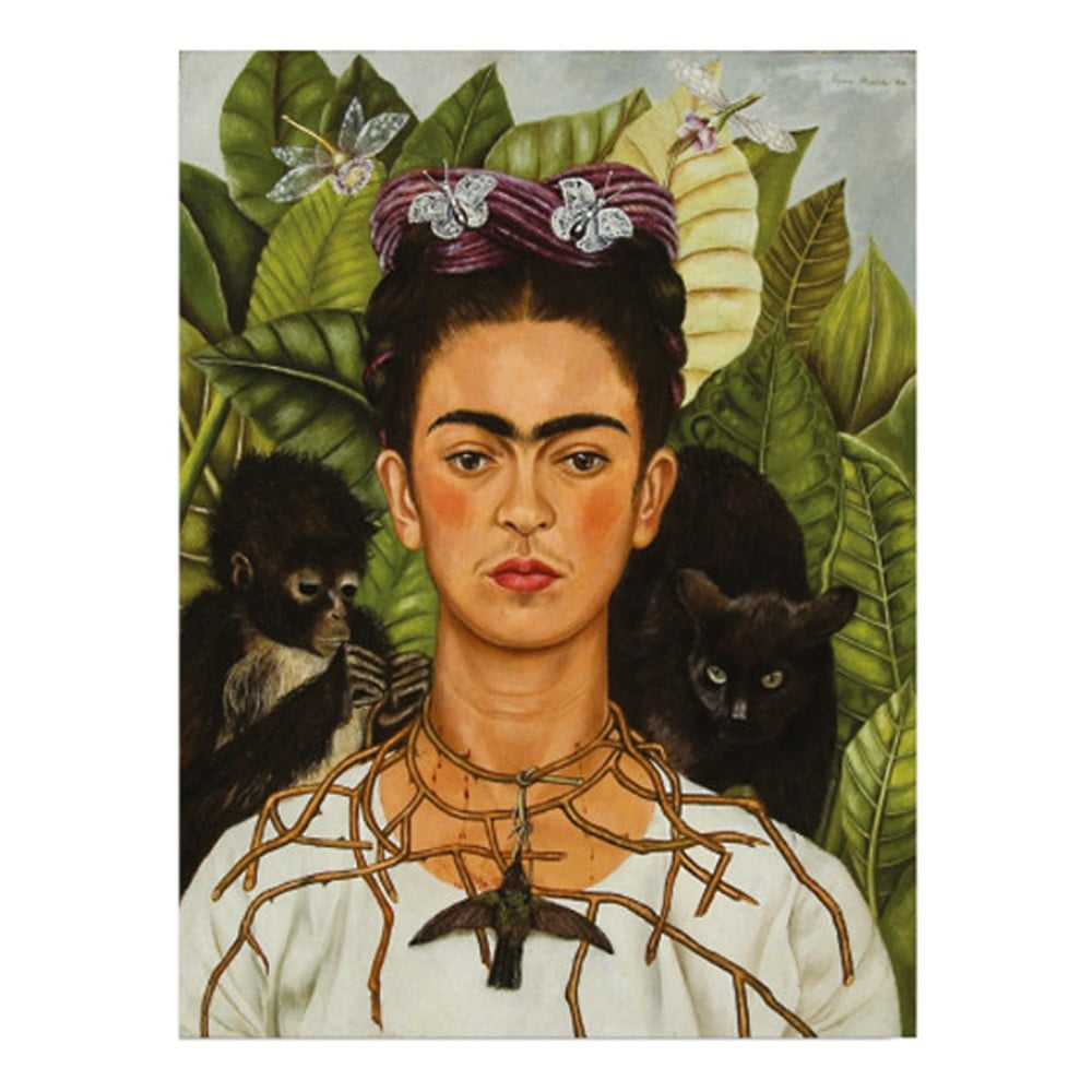 Zidna reprodukcija na platnu Frida Kahlo, 30 x 40 cm