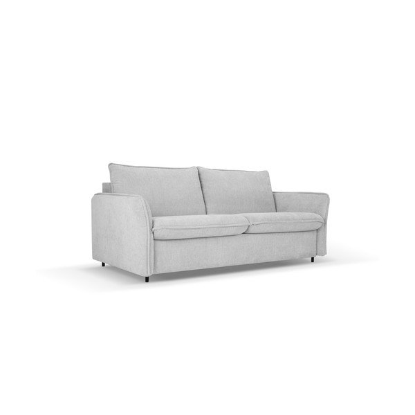 Svijetlo siva sklopiva sofa 166 cm Dalida – Micadoni Home-image-2