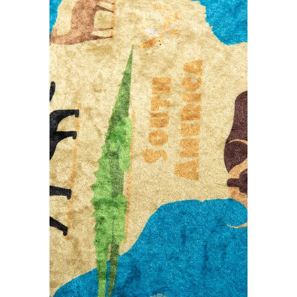 Plavi dječji protuklizni tepih Conceptum Hypnose Map, 100 x 160 cm-image-3