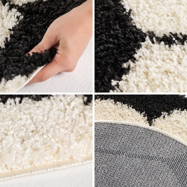 Crni/krem dječji tepih ø 100 cm Fun – Ayyildiz Carpets-image-3