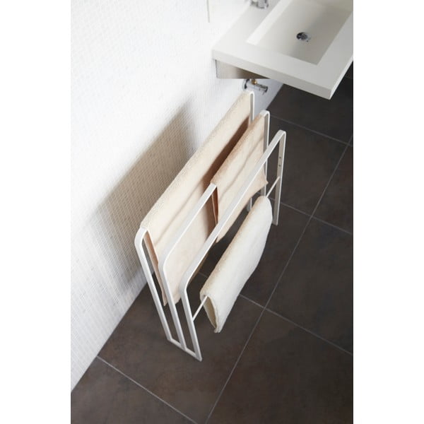 Bijeli metalni stalak za ručnike Yamazaki Tower-image-4