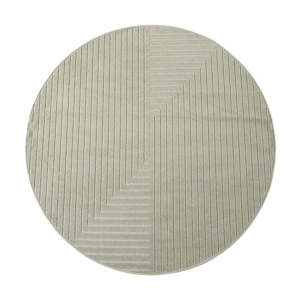 Zeleni okrugao unutarnji i vanjski tepih ø 80 cm Nova 1202 – Ayyildiz Carpets