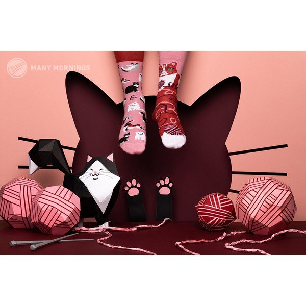 Čarape Many Mornings Playful Cat vel. 39-42-image-1