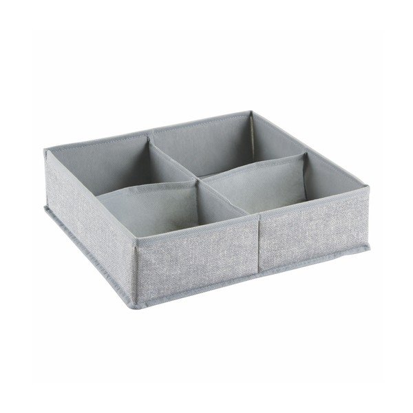 Sivi organizator sa 4 dijela za ladicu InterDesign Aldo, 30,5 x 35,5 cm-image-2