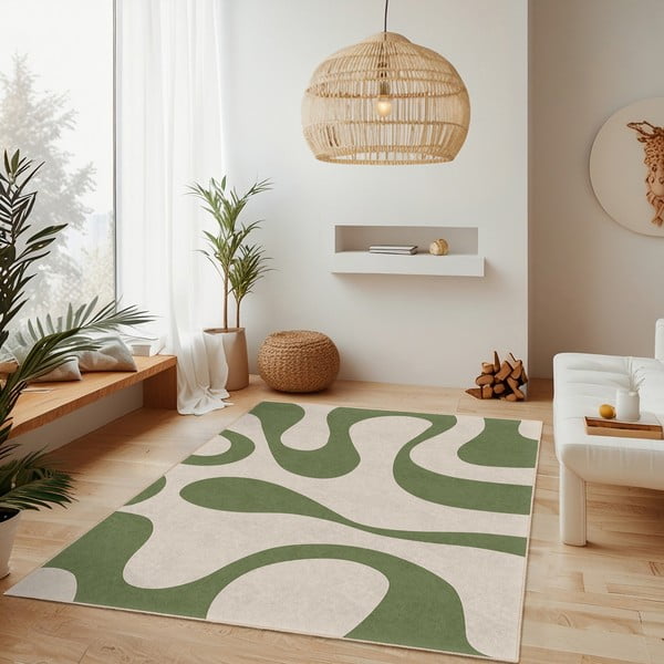 Zeleni periv tepih 80x150 cm Matcha Latte – Mila Home-image-2