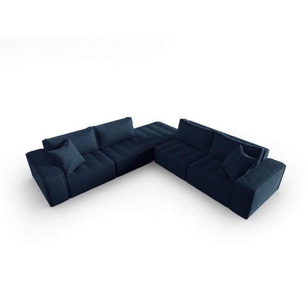 Plava kutna garnitura Mike – Micadoni Home-image-2